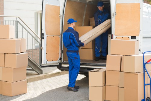 Man and van removal team helping with a residential move in Sydenham Hill