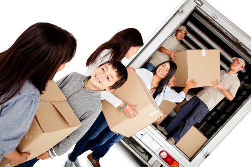 House removals team preparing a local Sydenham Hill home move