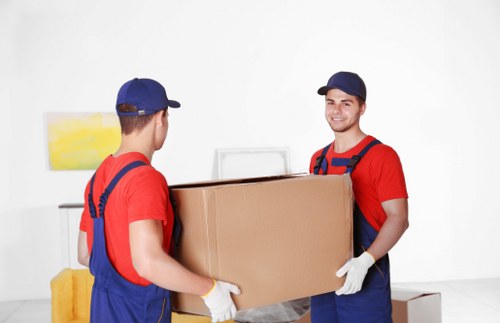 Careful furniture handling during a home removal in Sydenham Hill