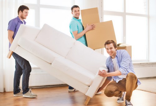 Commercial movers handling office and retail items in Sydenham Hill
