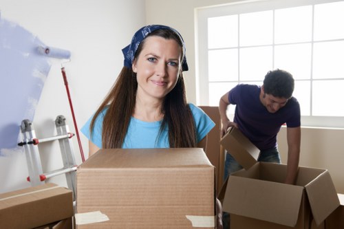 Removalists organising a home move with careful access planning