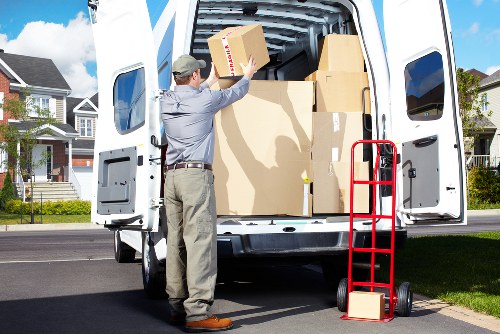 Prepared removal truck for a South London property move