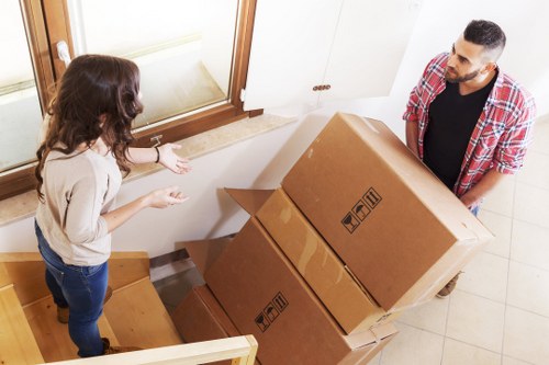 Professional movers supporting a small business relocation